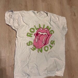Rolling Stones Oversized White T-Shirt